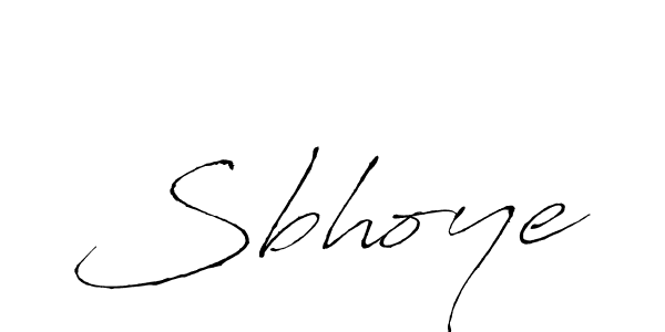 How to make Sbhoye name signature. Use Antro_Vectra style for creating short signs online. This is the latest handwritten sign. Sbhoye signature style 6 images and pictures png