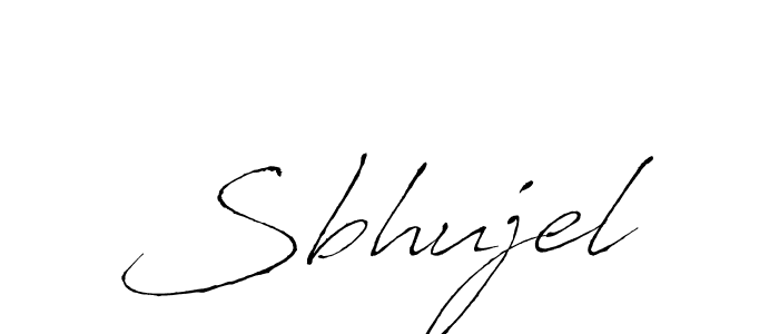 if you are searching for the best signature style for your name Sbhujel. so please give up your signature search. here we have designed multiple signature styles  using Antro_Vectra. Sbhujel signature style 6 images and pictures png
