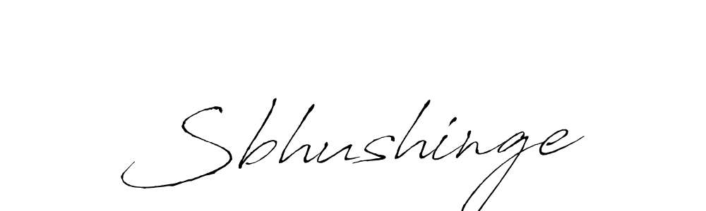 How to make Sbhushinge name signature. Use Antro_Vectra style for creating short signs online. This is the latest handwritten sign. Sbhushinge signature style 6 images and pictures png