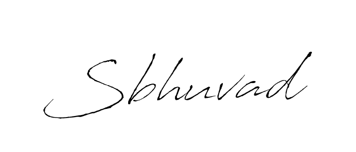 Make a beautiful signature design for name Sbhuvad. With this signature (Antro_Vectra) style, you can create a handwritten signature for free. Sbhuvad signature style 6 images and pictures png