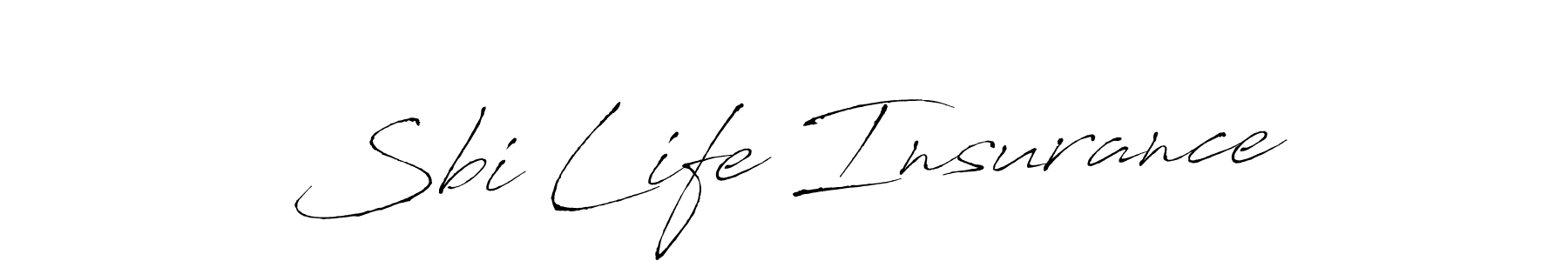 Make a beautiful signature design for name Sbi Life Insurance. With this signature (Antro_Vectra) style, you can create a handwritten signature for free. Sbi Life Insurance signature style 6 images and pictures png