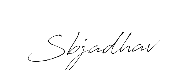 It looks lik you need a new signature style for name Sbjadhav. Design unique handwritten (Antro_Vectra) signature with our free signature maker in just a few clicks. Sbjadhav signature style 6 images and pictures png