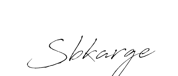 Antro_Vectra is a professional signature style that is perfect for those who want to add a touch of class to their signature. It is also a great choice for those who want to make their signature more unique. Get Sbkarge name to fancy signature for free. Sbkarge signature style 6 images and pictures png