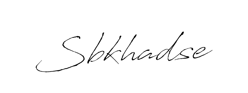 How to make Sbkhadse name signature. Use Antro_Vectra style for creating short signs online. This is the latest handwritten sign. Sbkhadse signature style 6 images and pictures png