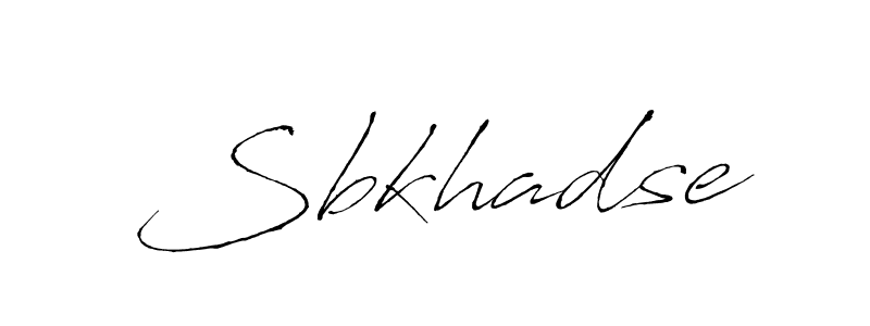 How to make Sbkhadse name signature. Use Antro_Vectra style for creating short signs online. This is the latest handwritten sign. Sbkhadse signature style 6 images and pictures png