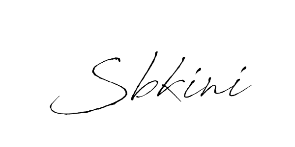 Sbkini stylish signature style. Best Handwritten Sign (Antro_Vectra) for my name. Handwritten Signature Collection Ideas for my name Sbkini. Sbkini signature style 6 images and pictures png
