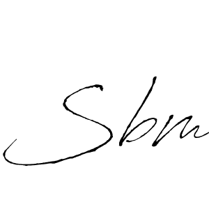 Make a beautiful signature design for name Sbm. Use this online signature maker to create a handwritten signature for free. Sbm signature style 6 images and pictures png