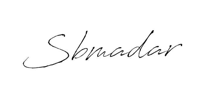How to make Sbmadar signature? Antro_Vectra is a professional autograph style. Create handwritten signature for Sbmadar name. Sbmadar signature style 6 images and pictures png
