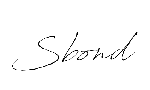 How to make Sbond name signature. Use Antro_Vectra style for creating short signs online. This is the latest handwritten sign. Sbond signature style 6 images and pictures png