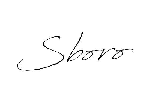 Make a beautiful signature design for name Sboro. With this signature (Antro_Vectra) style, you can create a handwritten signature for free. Sboro signature style 6 images and pictures png