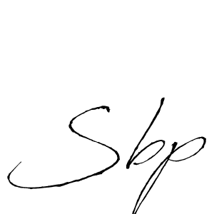 How to make Sbp signature? Antro_Vectra is a professional autograph style. Create handwritten signature for Sbp name. Sbp signature style 6 images and pictures png