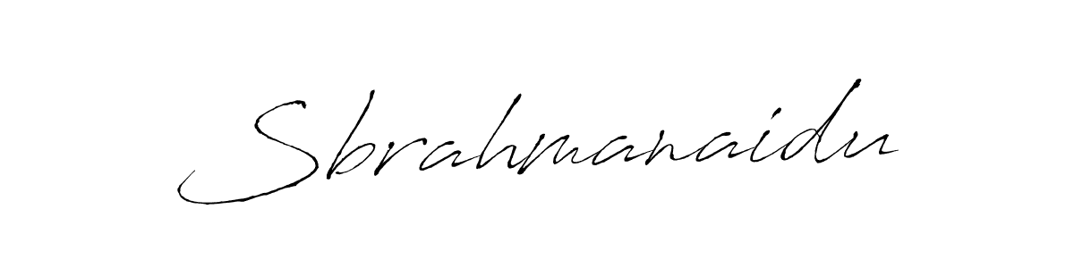 Sbrahmanaidu stylish signature style. Best Handwritten Sign (Antro_Vectra) for my name. Handwritten Signature Collection Ideas for my name Sbrahmanaidu. Sbrahmanaidu signature style 6 images and pictures png