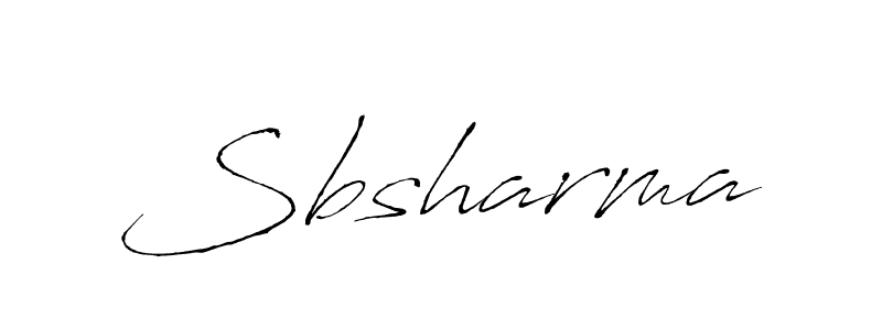 How to make Sbsharma name signature. Use Antro_Vectra style for creating short signs online. This is the latest handwritten sign. Sbsharma signature style 6 images and pictures png