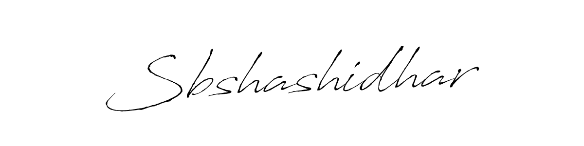 Make a beautiful signature design for name Sbshashidhar. With this signature (Antro_Vectra) style, you can create a handwritten signature for free. Sbshashidhar signature style 6 images and pictures png