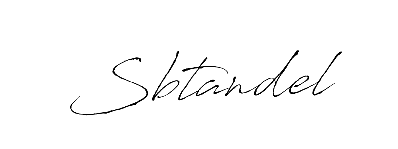You should practise on your own different ways (Antro_Vectra) to write your name (Sbtandel) in signature. don't let someone else do it for you. Sbtandel signature style 6 images and pictures png