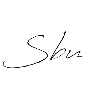 Sbu stylish signature style. Best Handwritten Sign (Antro_Vectra) for my name. Handwritten Signature Collection Ideas for my name Sbu. Sbu signature style 6 images and pictures png