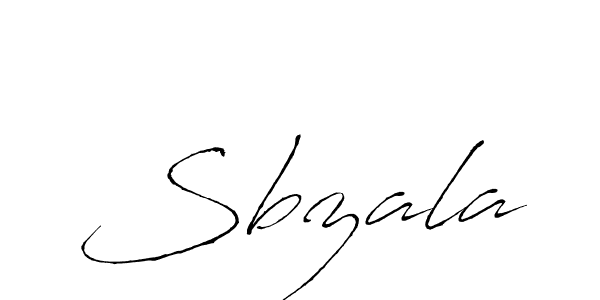 Also we have Sbzala name is the best signature style. Create professional handwritten signature collection using Antro_Vectra autograph style. Sbzala signature style 6 images and pictures png