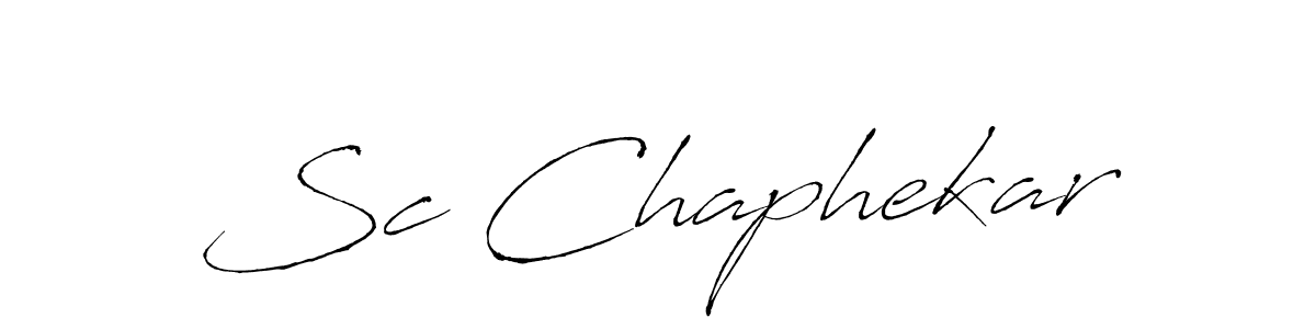 Antro_Vectra is a professional signature style that is perfect for those who want to add a touch of class to their signature. It is also a great choice for those who want to make their signature more unique. Get Sc Chaphekar name to fancy signature for free. Sc Chaphekar signature style 6 images and pictures png