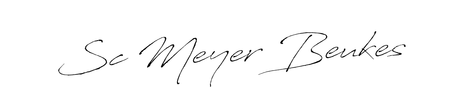 Similarly Antro_Vectra is the best handwritten signature design. Signature creator online .You can use it as an online autograph creator for name Sc Meyer Beukes. Sc Meyer Beukes signature style 6 images and pictures png