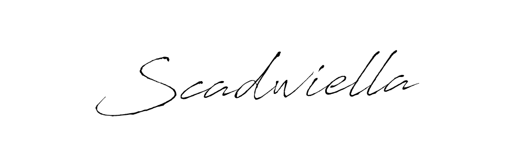 Once you've used our free online signature maker to create your best signature Antro_Vectra style, it's time to enjoy all of the benefits that Scadwiella name signing documents. Scadwiella signature style 6 images and pictures png