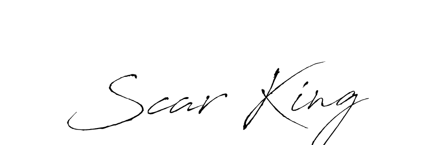 Scar King stylish signature style. Best Handwritten Sign (Antro_Vectra) for my name. Handwritten Signature Collection Ideas for my name Scar King. Scar King signature style 6 images and pictures png