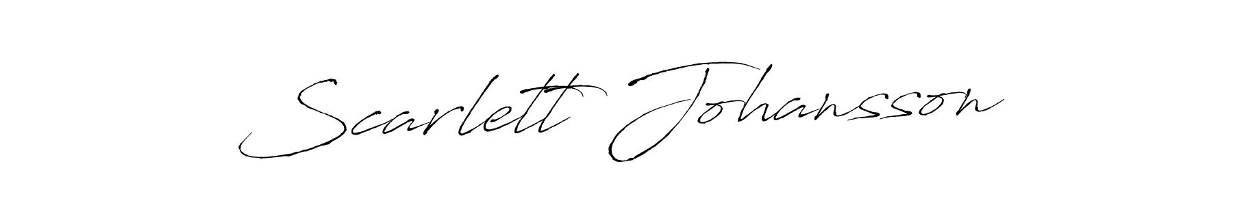 Make a beautiful signature design for name Scarlett Johansson. With this signature (Antro_Vectra) style, you can create a handwritten signature for free. Scarlett Johansson signature style 6 images and pictures png