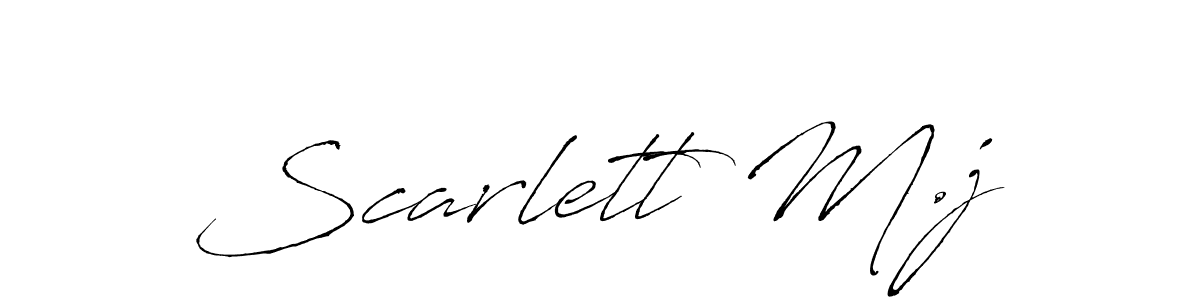 Once you've used our free online signature maker to create your best signature Antro_Vectra style, it's time to enjoy all of the benefits that Scarlett M.j name signing documents. Scarlett M.j signature style 6 images and pictures png