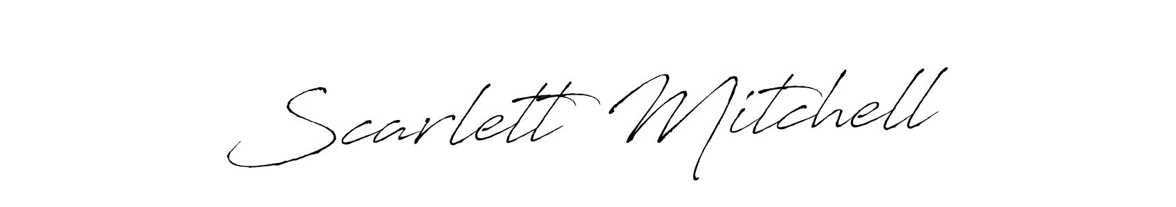 Use a signature maker to create a handwritten signature online. With this signature software, you can design (Antro_Vectra) your own signature for name Scarlett Mitchell. Scarlett Mitchell signature style 6 images and pictures png