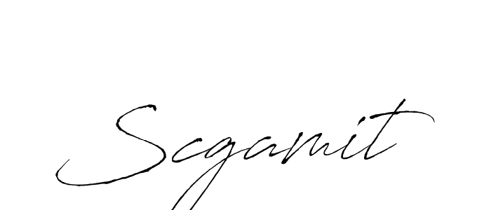 Scgamit stylish signature style. Best Handwritten Sign (Antro_Vectra) for my name. Handwritten Signature Collection Ideas for my name Scgamit. Scgamit signature style 6 images and pictures png