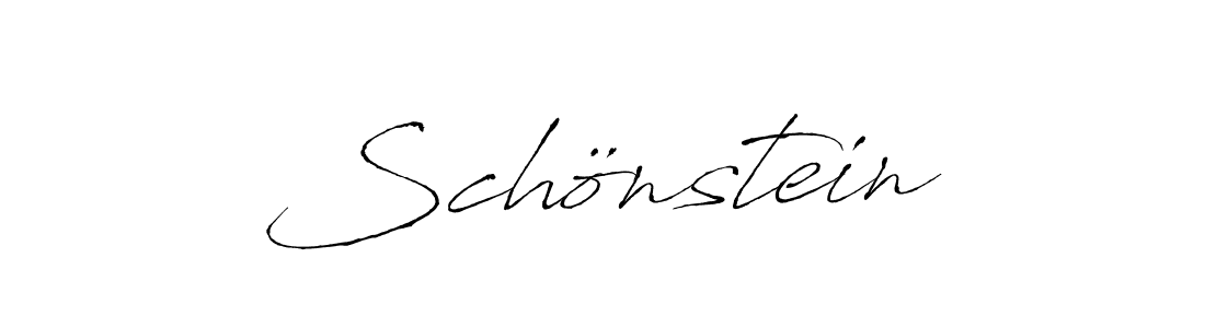 Create a beautiful signature design for name Schönstein. With this signature (Antro_Vectra) fonts, you can make a handwritten signature for free. Schönstein signature style 6 images and pictures png