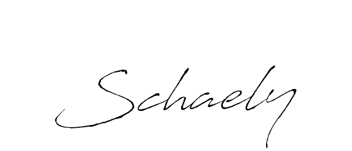 How to make Schaely signature? Antro_Vectra is a professional autograph style. Create handwritten signature for Schaely name. Schaely signature style 6 images and pictures png