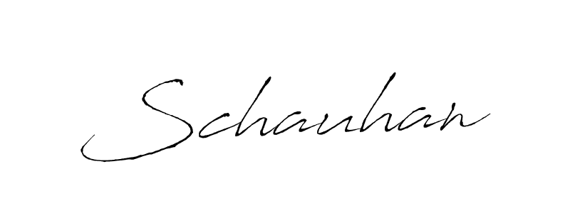 How to make Schauhan name signature. Use Antro_Vectra style for creating short signs online. This is the latest handwritten sign. Schauhan signature style 6 images and pictures png