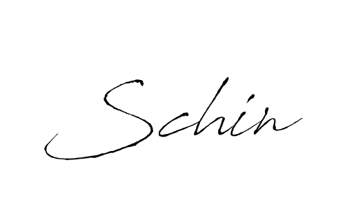 Design your own signature with our free online signature maker. With this signature software, you can create a handwritten (Antro_Vectra) signature for name Schin. Schin signature style 6 images and pictures png