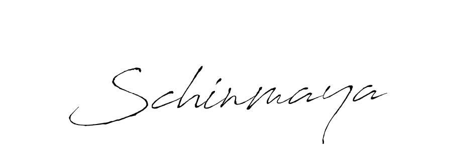 Design your own signature with our free online signature maker. With this signature software, you can create a handwritten (Antro_Vectra) signature for name Schinmaya. Schinmaya signature style 6 images and pictures png