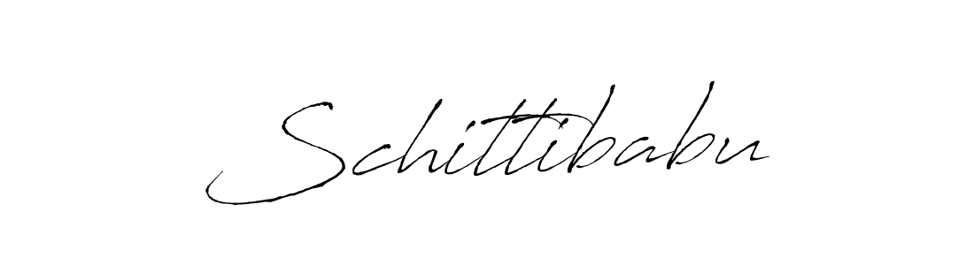 You should practise on your own different ways (Antro_Vectra) to write your name (Schittibabu) in signature. don't let someone else do it for you. Schittibabu signature style 6 images and pictures png