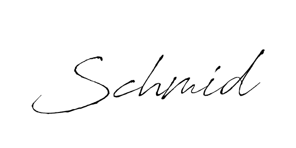 Design your own signature with our free online signature maker. With this signature software, you can create a handwritten (Antro_Vectra) signature for name Schmid. Schmid signature style 6 images and pictures png