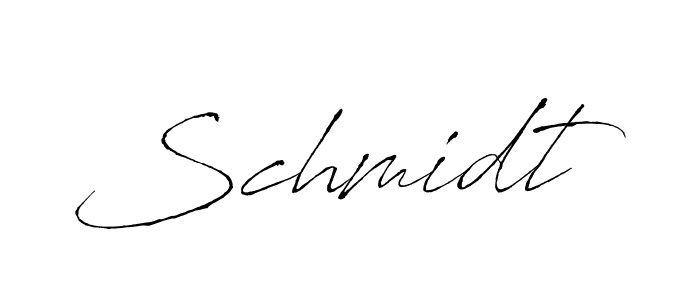 Create a beautiful signature design for name Schmidt. With this signature (Antro_Vectra) fonts, you can make a handwritten signature for free. Schmidt signature style 6 images and pictures png