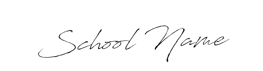Check out images of Autograph of School Name name. Actor School Name Signature Style. Antro_Vectra is a professional sign style online. School Name signature style 6 images and pictures png