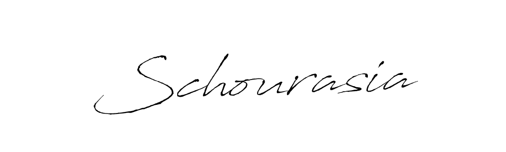 You should practise on your own different ways (Antro_Vectra) to write your name (Schourasia) in signature. don't let someone else do it for you. Schourasia signature style 6 images and pictures png