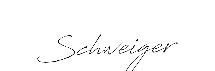 Create a beautiful signature design for name Schweiger. With this signature (Antro_Vectra) fonts, you can make a handwritten signature for free. Schweiger signature style 6 images and pictures png