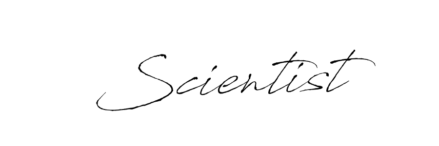 It looks lik you need a new signature style for name Scientist. Design unique handwritten (Antro_Vectra) signature with our free signature maker in just a few clicks. Scientist signature style 6 images and pictures png