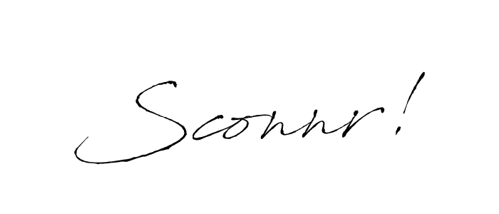 if you are searching for the best signature style for your name Sconnr!. so please give up your signature search. here we have designed multiple signature styles  using Antro_Vectra. Sconnr! signature style 6 images and pictures png