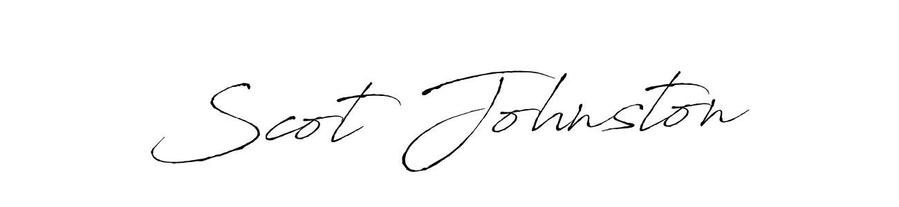 You should practise on your own different ways (Antro_Vectra) to write your name (Scot Johnston) in signature. don't let someone else do it for you. Scot Johnston signature style 6 images and pictures png