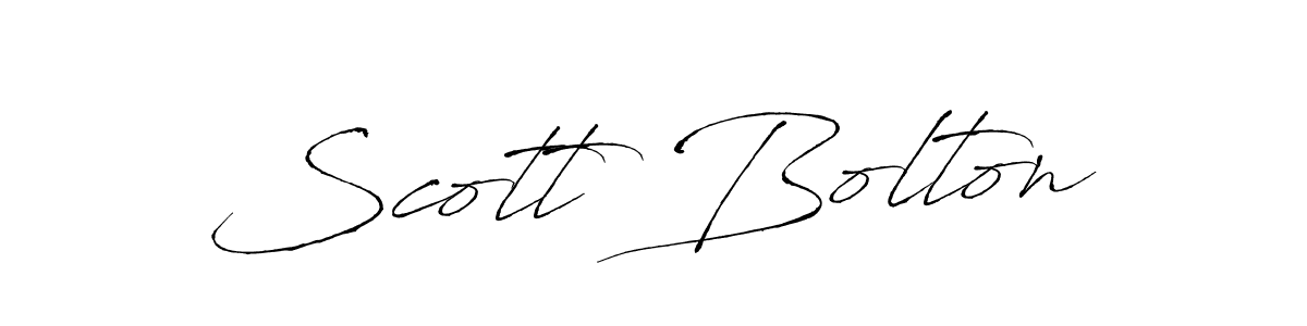 Make a beautiful signature design for name Scott Bolton. With this signature (Antro_Vectra) style, you can create a handwritten signature for free. Scott Bolton signature style 6 images and pictures png