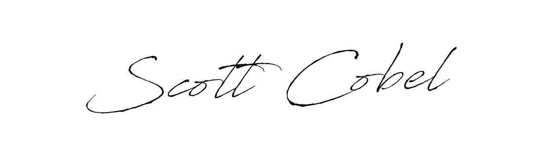 Design your own signature with our free online signature maker. With this signature software, you can create a handwritten (Antro_Vectra) signature for name Scott Cobel. Scott Cobel signature style 6 images and pictures png