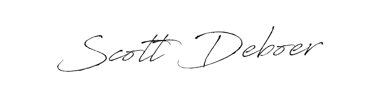 Antro_Vectra is a professional signature style that is perfect for those who want to add a touch of class to their signature. It is also a great choice for those who want to make their signature more unique. Get Scott Deboer name to fancy signature for free. Scott Deboer signature style 6 images and pictures png