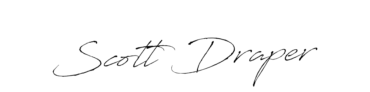 How to make Scott Draper name signature. Use Antro_Vectra style for creating short signs online. This is the latest handwritten sign. Scott Draper signature style 6 images and pictures png