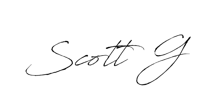 Use a signature maker to create a handwritten signature online. With this signature software, you can design (Antro_Vectra) your own signature for name Scott G. Scott G signature style 6 images and pictures png