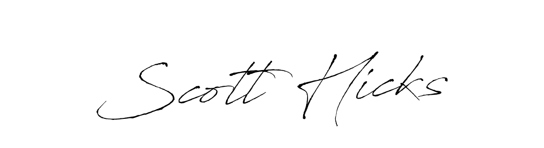 How to make Scott Hicks signature? Antro_Vectra is a professional autograph style. Create handwritten signature for Scott Hicks name. Scott Hicks signature style 6 images and pictures png