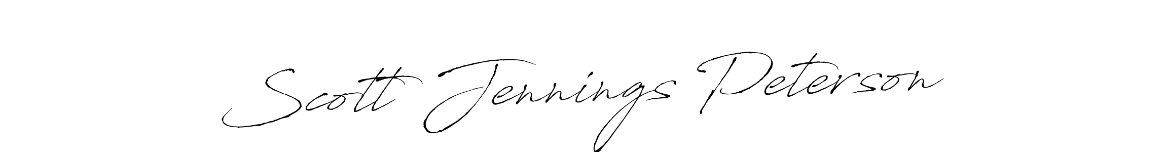 How to make Scott Jennings Peterson name signature. Use Antro_Vectra style for creating short signs online. This is the latest handwritten sign. Scott Jennings Peterson signature style 6 images and pictures png